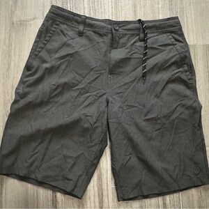 Y2K Retro Hang Ten Gray Flat Front Men's Shorts